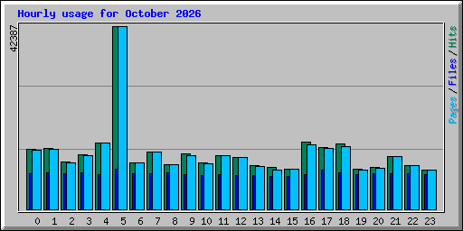 Hourly usage for October 2026